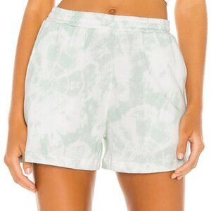 Rails Jane Shorts Mint Green Tie Dye High Waist Pockets French Terry Extra Small